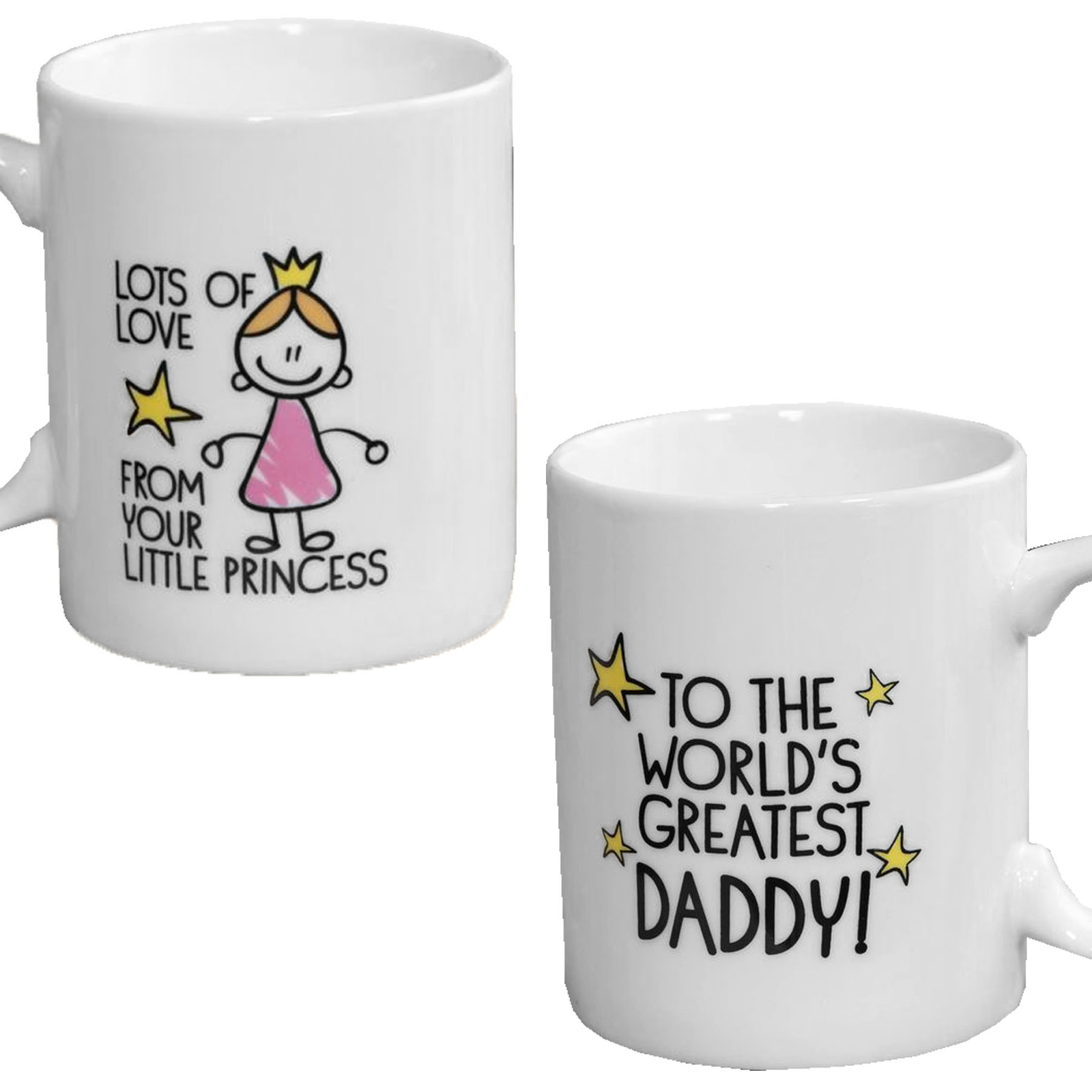 Ceramic Mug for Dad with Fun Wording Father’s Day Gift – Choose Design
