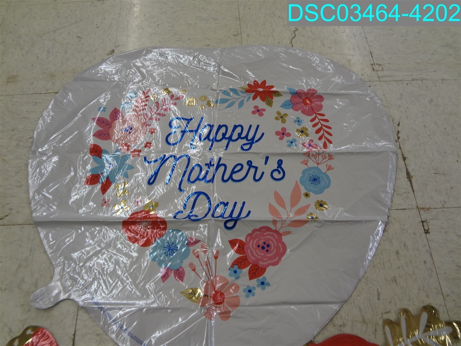 QTY=3: Mother’s Day Artful Florals 30? Balloon 026635441674