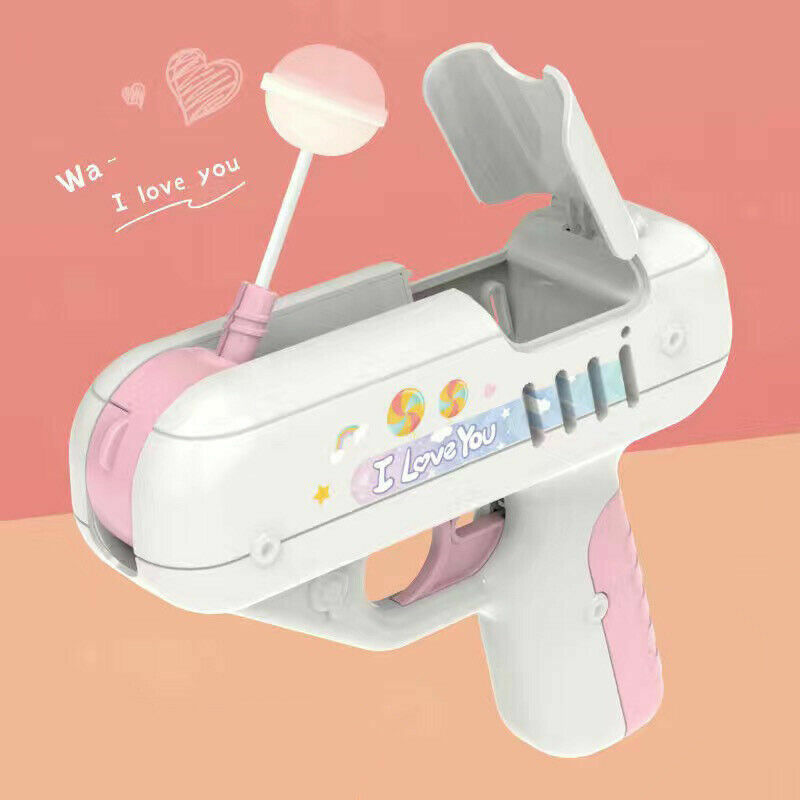 Lollipop Candy Gun Creative Kids Toy Valentine Day Surprise Sweet Boyfriend Gift
