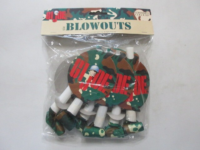 1998 Hasbro G.I.Joe party supplies Blowouts