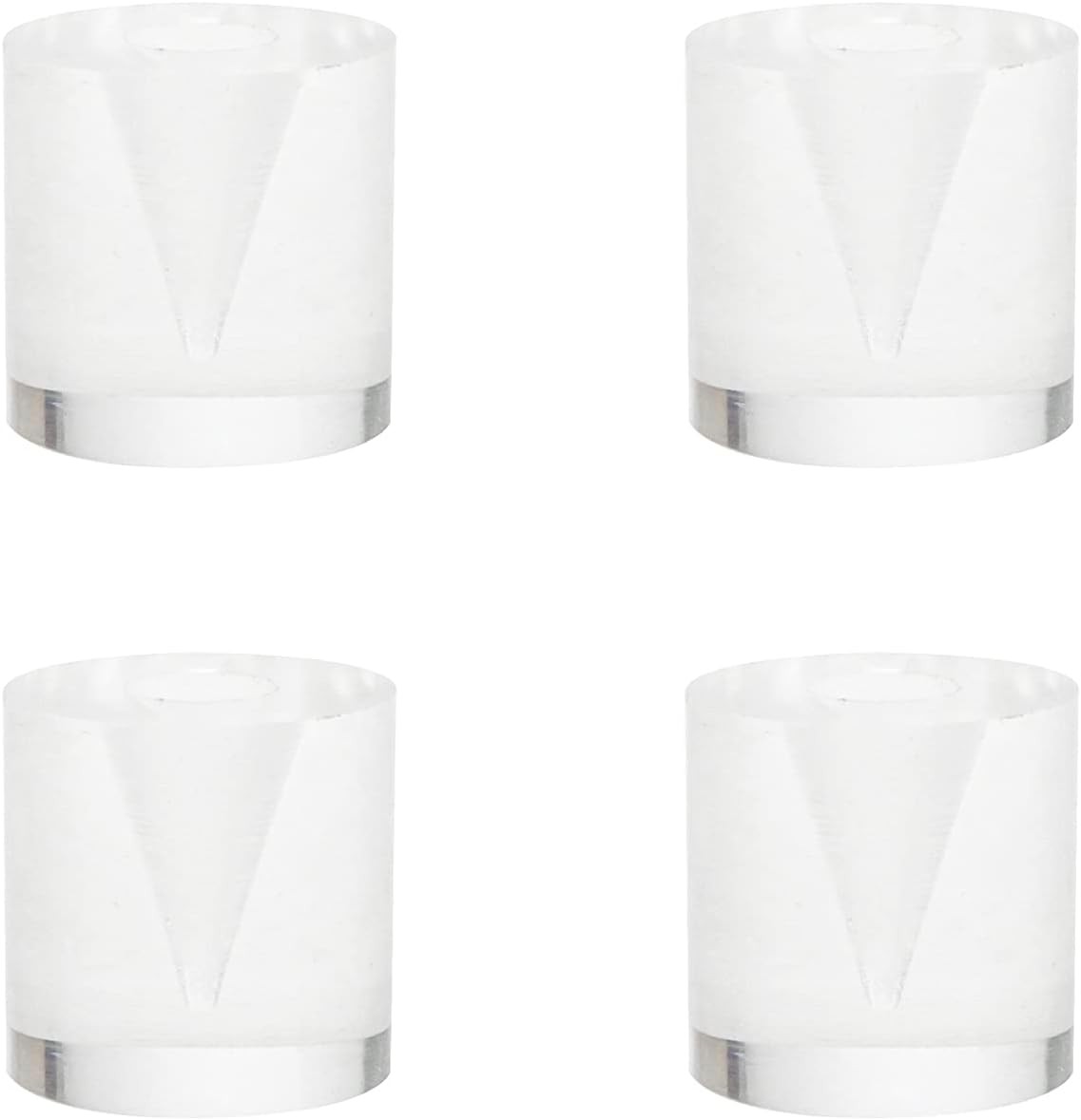 4 Pcs Small Ice Cream Cone Holder Stand 1.18 Inch Acrylic Rack Easy to Clean