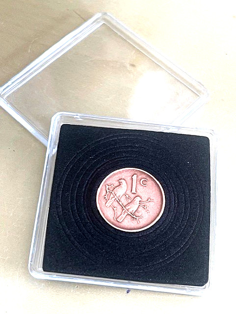 Unusual 60th Birthday Gift-1966 SOUTH AFRICA Birth One Cent coin – Present.