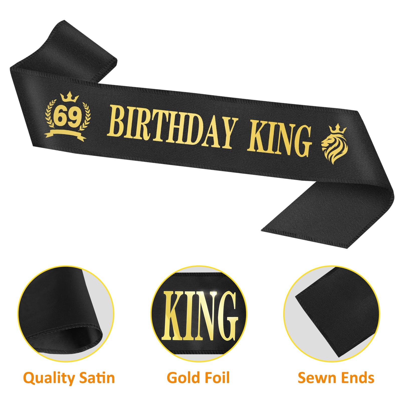 69th Birthday Gifts for Men, Decorations Party Decor…