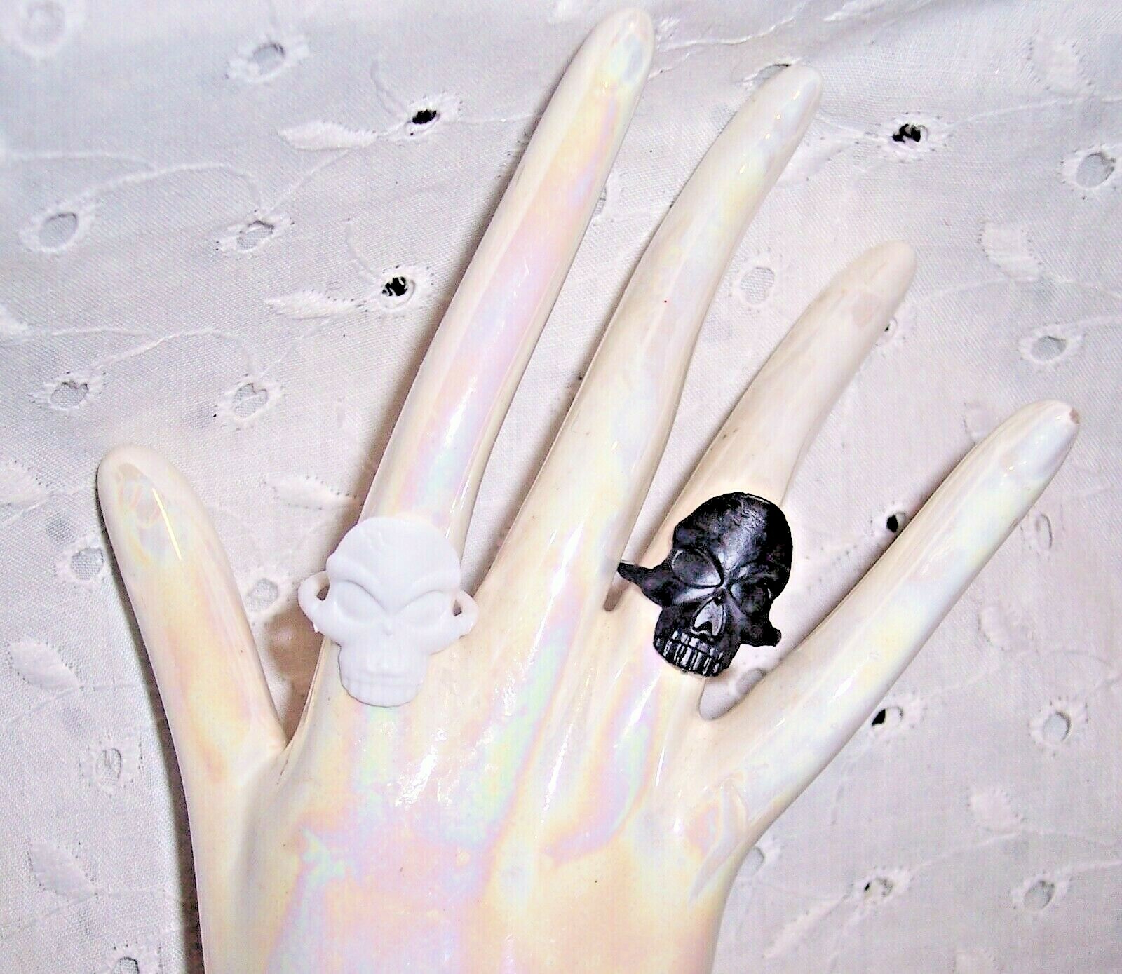 SPIDER SKULL BAT RINGS 173 PCS OR SPIDER SPARKLING RING 19 PCS.PARTY :U CHOOSE