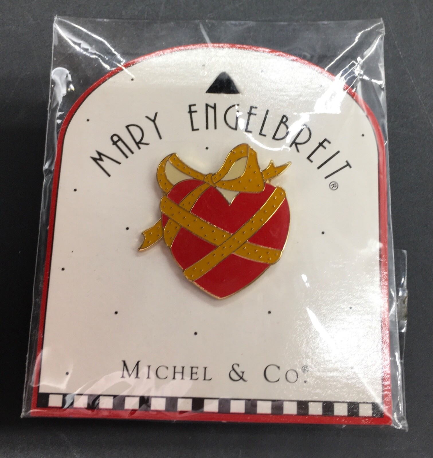 Mary Engelbreit lot 6 items lapel pin mini book notepad greeting card small box