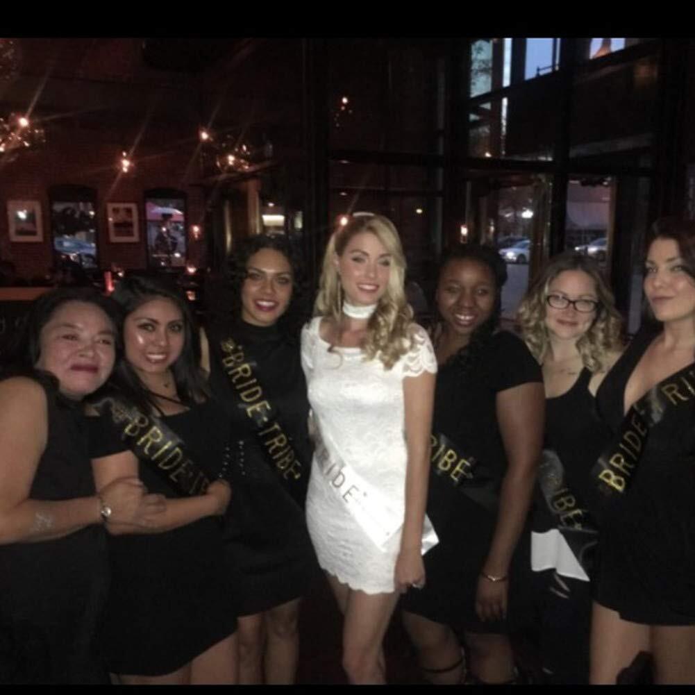Bride Tribe Bachelorette Party Sash Set: 1 Bride To Be Sash, 15 Bride Tribe(M…