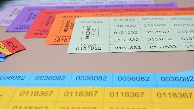 1000 Raffle Ticket Sheets – 25 Bid Chinese Auction Tickets for Events & Auctions