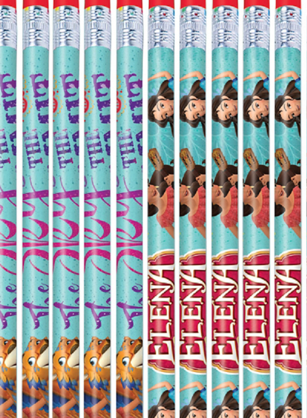 Disney Elena Party Pencils 12 Pieces Party Favors/School 12 CT