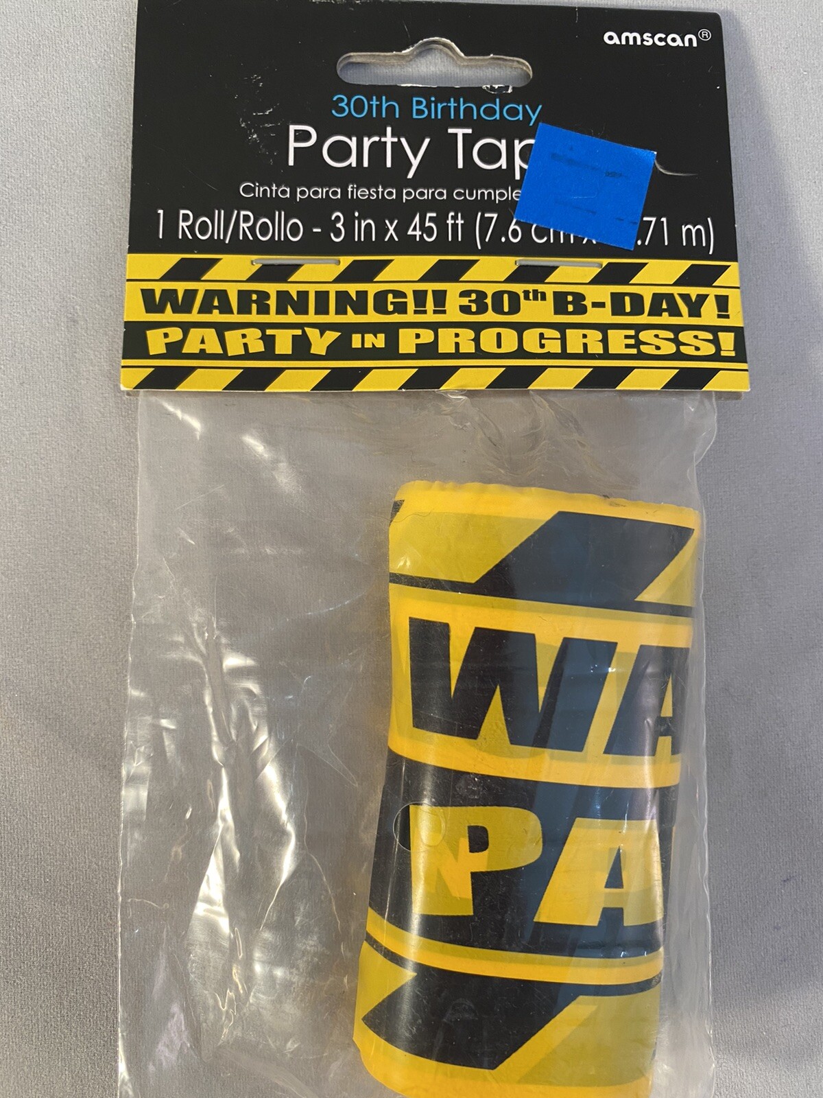 30th Birthday 3″ x 45′ Party in Progress Warning Caution Tape NIP