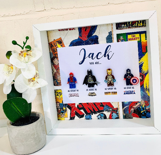 Superhero Gift | Daddy Superhero Gift | Personalised Gift | Photo Frame