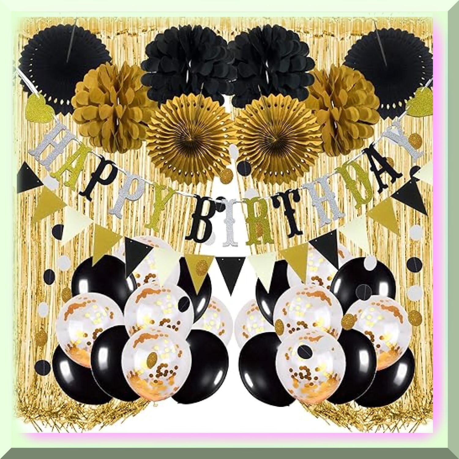 Pink Birthday Party Decorations Kit