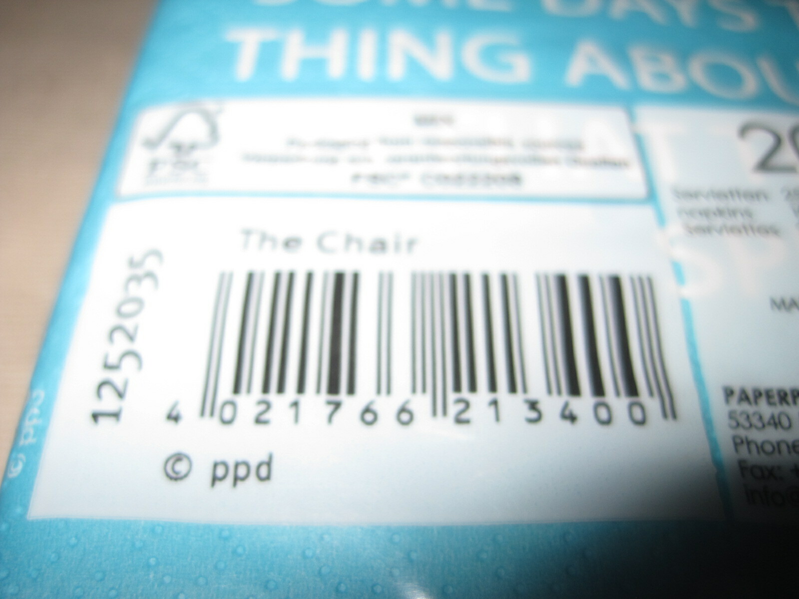 3 Paperproducts Design 20ct Blue Napkins Best Part of Job is My Chair Spins NEW