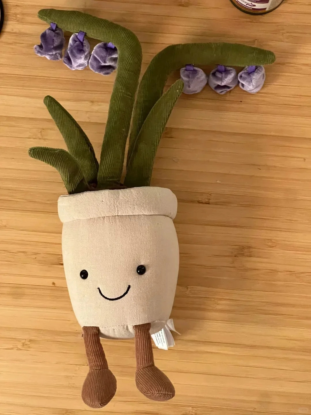 Food Stuffed Doll Bluebell Flower Potted Plush Doll Soothing Companion Toy Gift