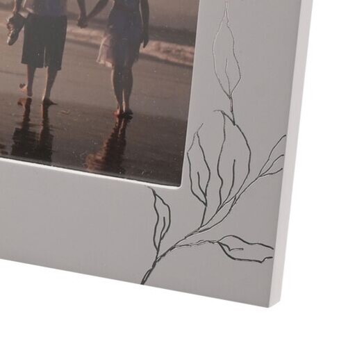 Grey Photo Frame with Silver Wording 6″ x 4″ – Choose Design