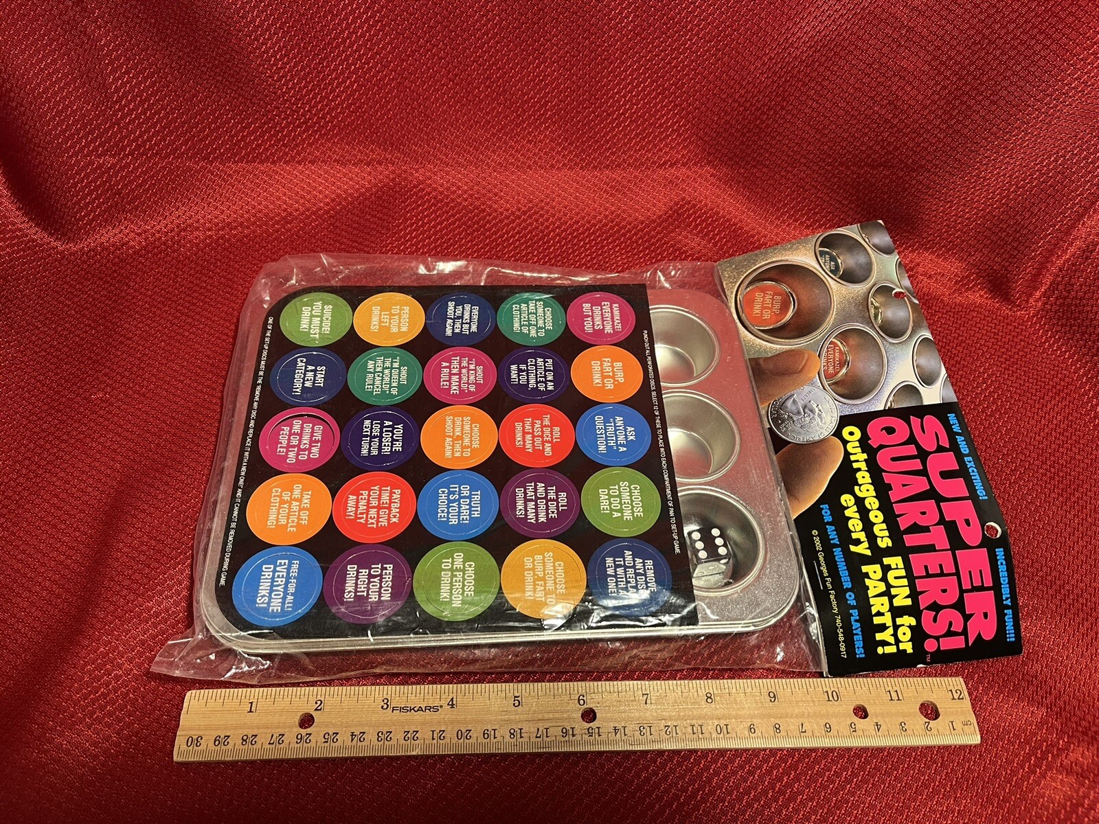 Bachelorette Party Flavors Super Quarters Drinking Game NOS