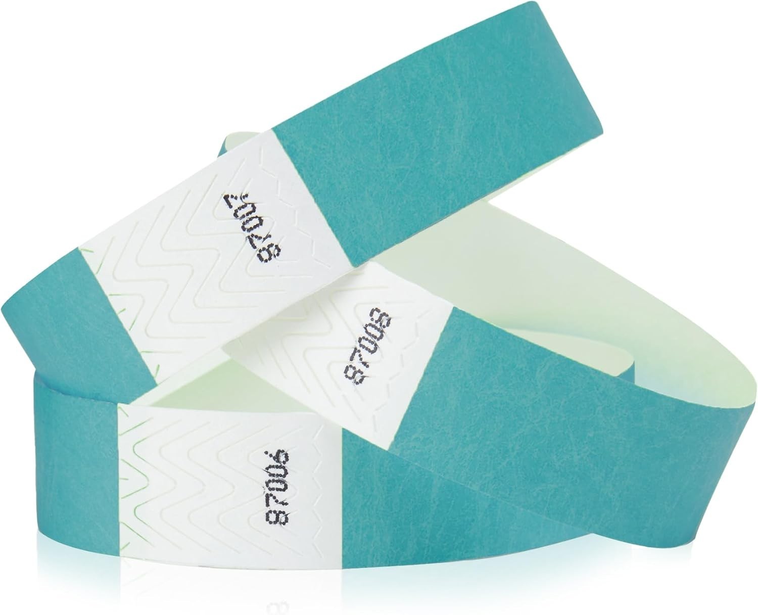 Wristco Paper party Event Wristbands Blue 100/Pack Made in USA