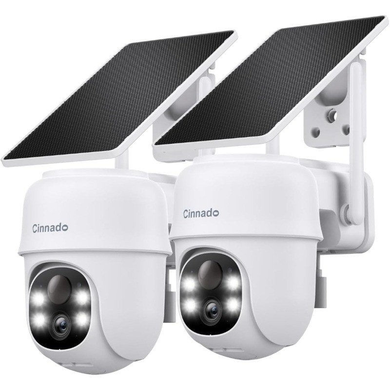 2K Cameras for Home Security-2.4G WiFi Outdoor Camera Wireless Solar