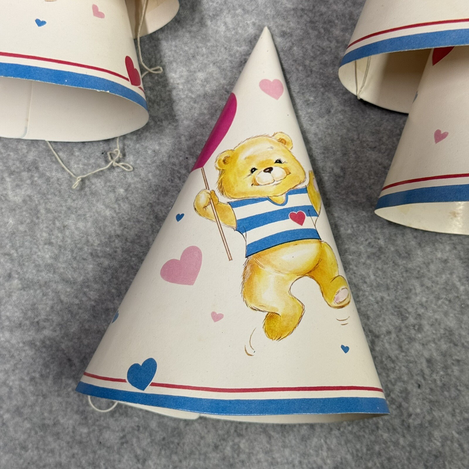 Vintage Party Hats 1985 Lot Of 15 Bears
