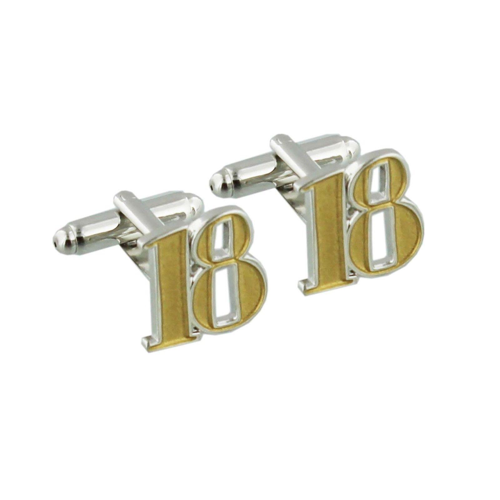 18 Wendy Jones-Blacket Diecast Cufflinks 18th Birthday Male New Gift Box