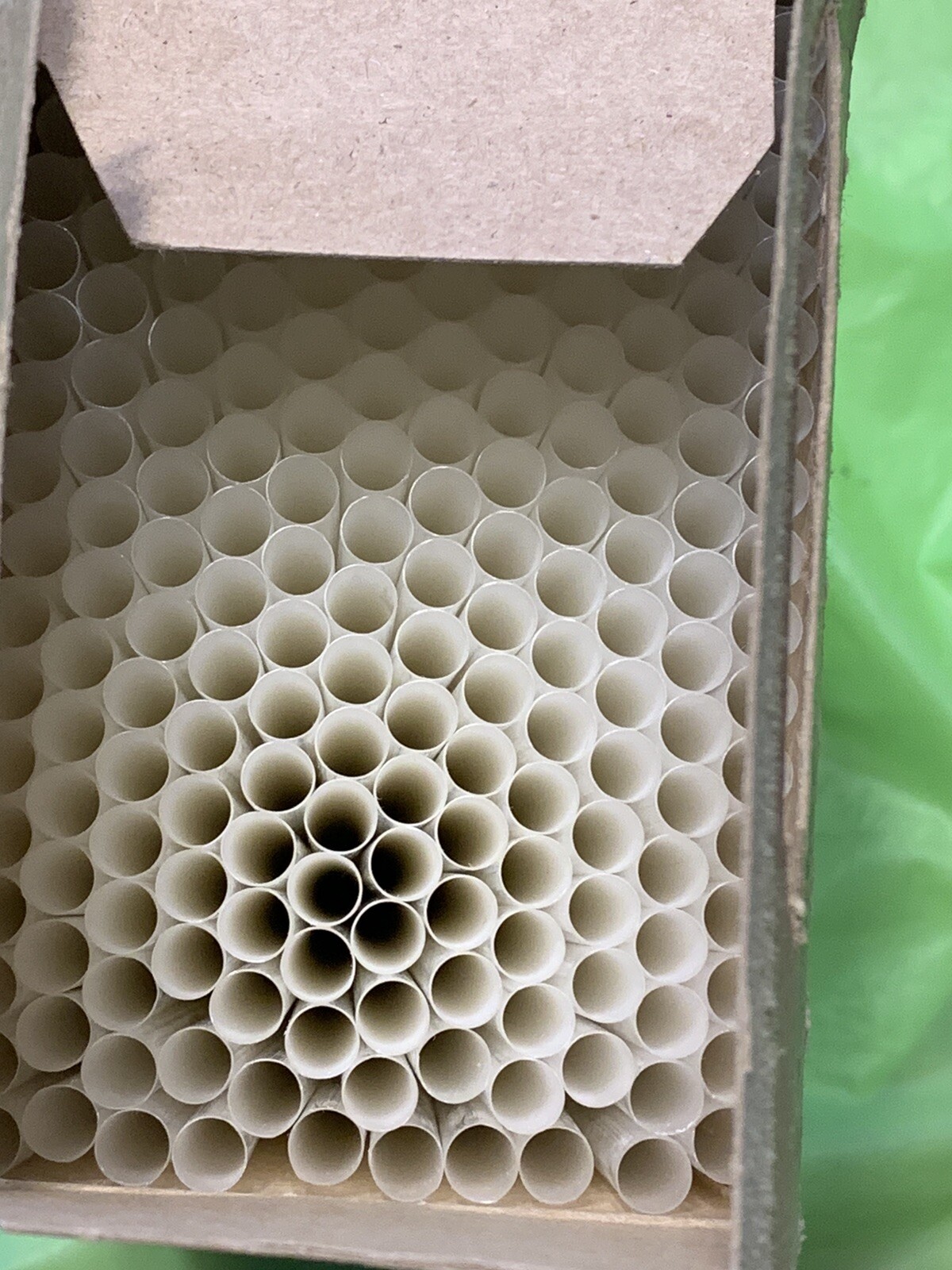 Vintage 200 Sweetheart Super Jumbo Plastic Straws USA NEW 7 3/4″