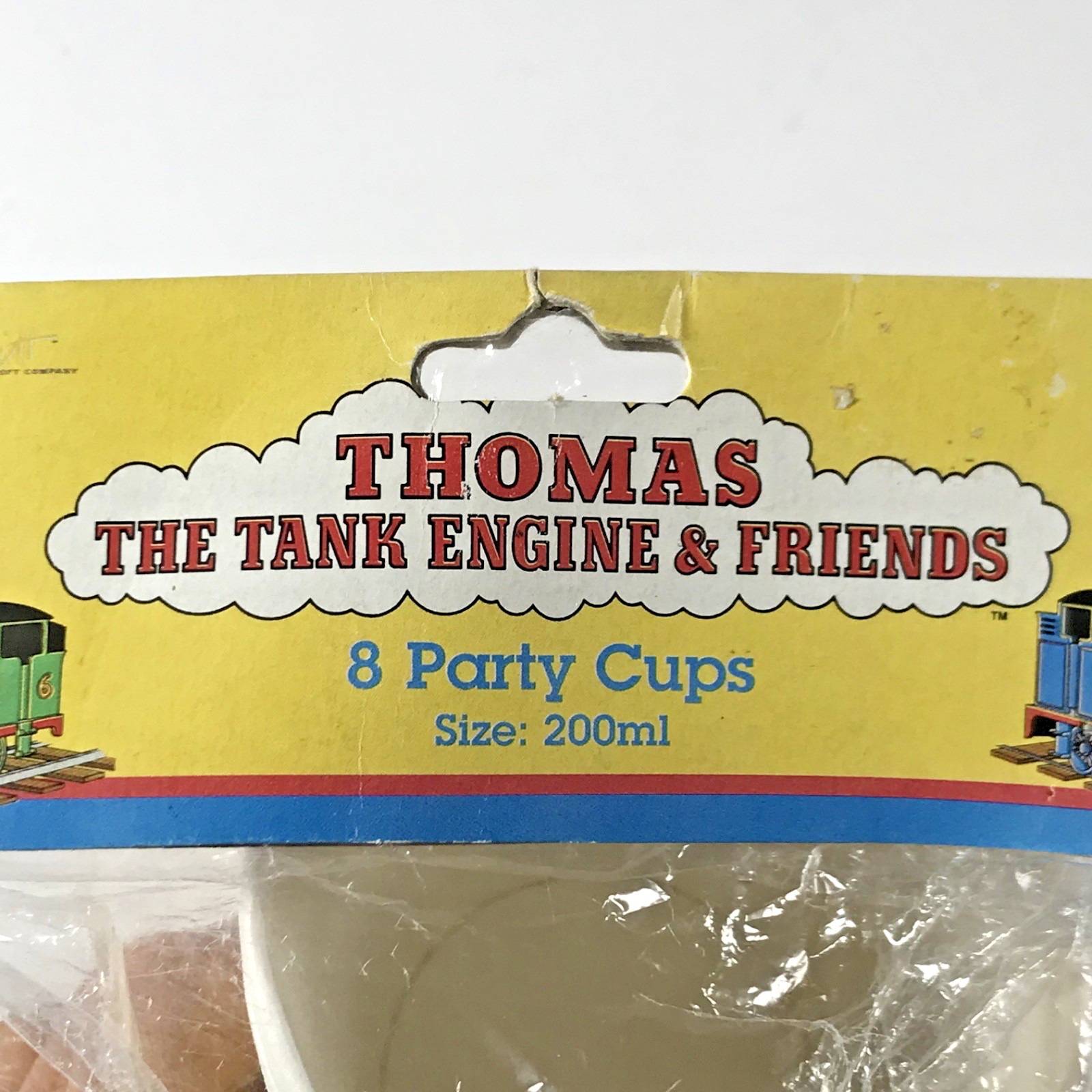 Thomas The Tank Engine & Friends 8 Party Cups 1997 ( NEW VINTAGE STOCK )