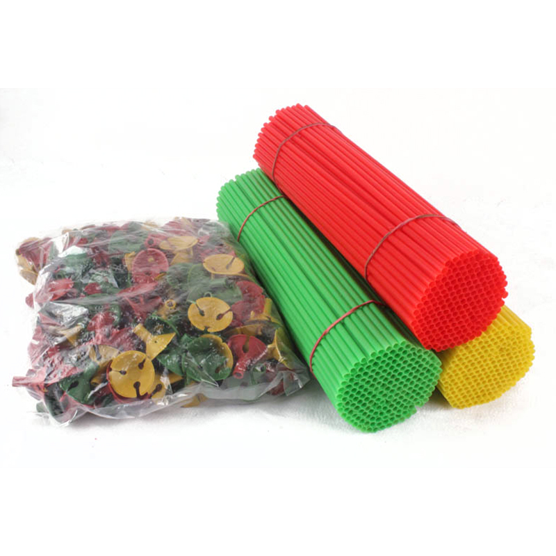 100pcs Plastic Balloon Multicolor Holder Sticks Cup Wedding Party Decorat
