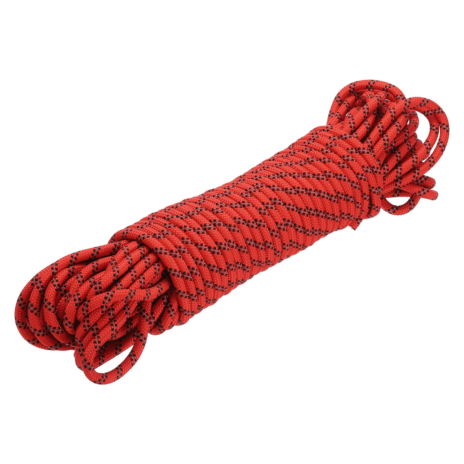 3/8″ 30m High Strength Diamond Braided Nylon Rope, Red for
