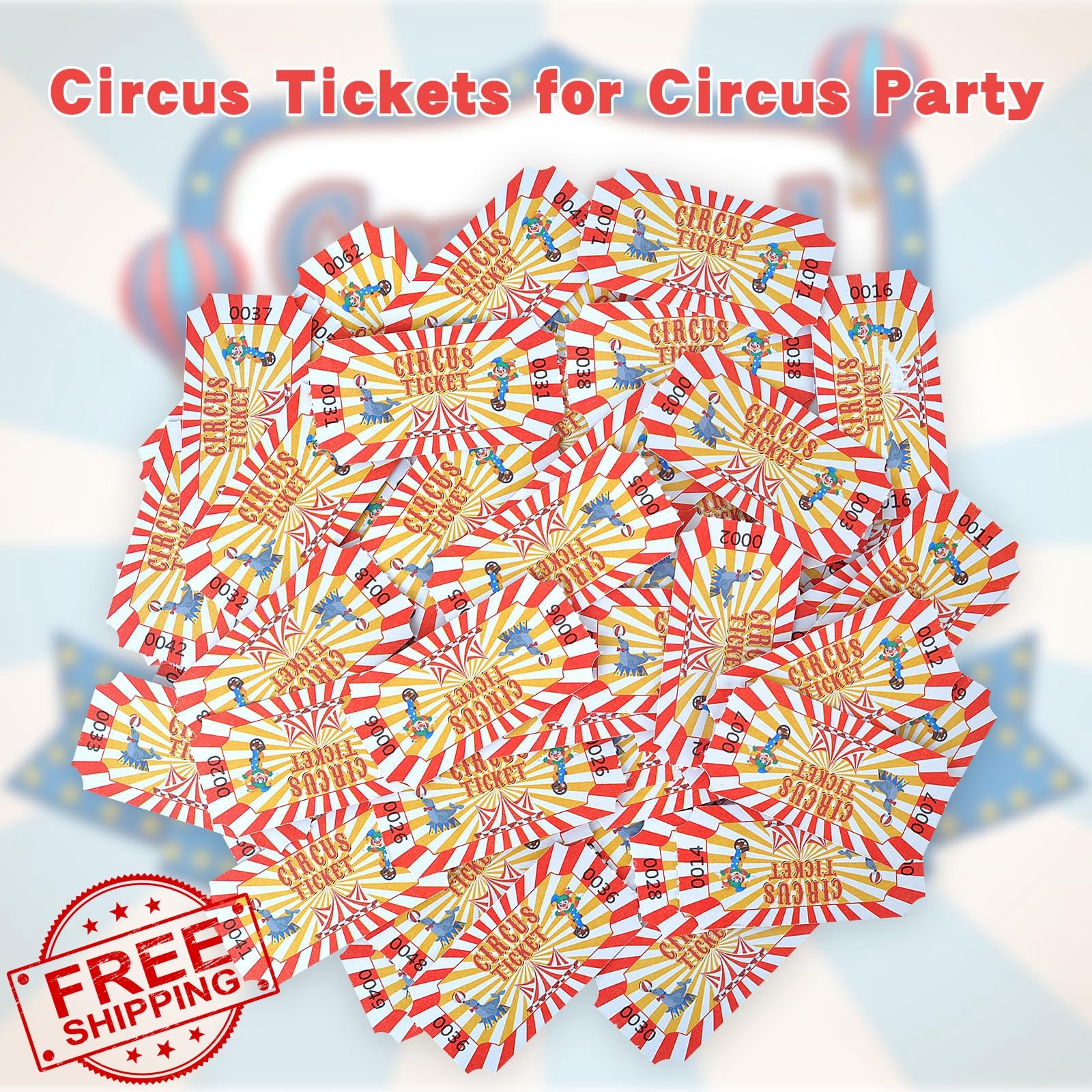 DOSTATNI Circus Tickets 1000 Pcs Roll