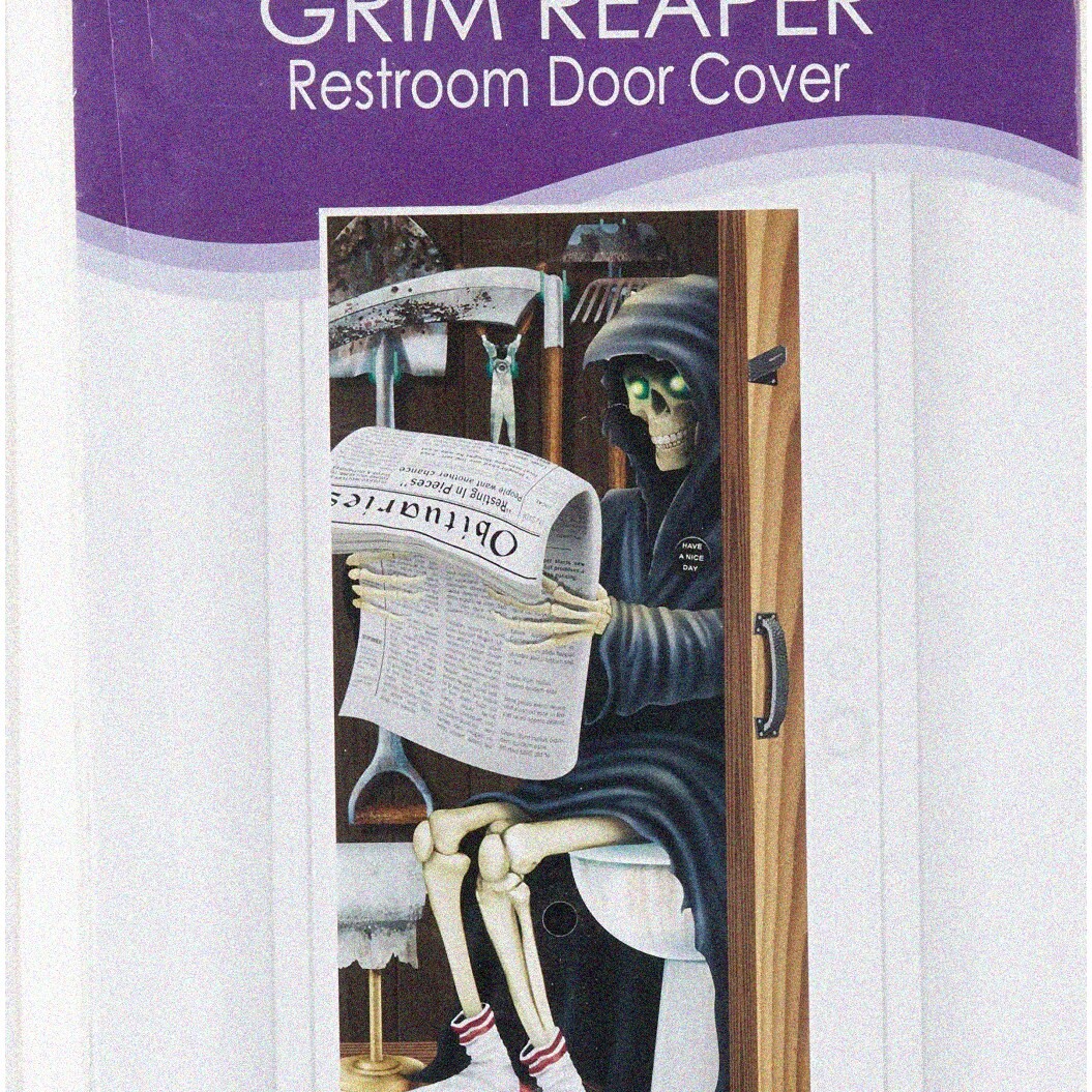 Spooky Reaper Door Cover 5×30 Plastic Indoor Outdoor