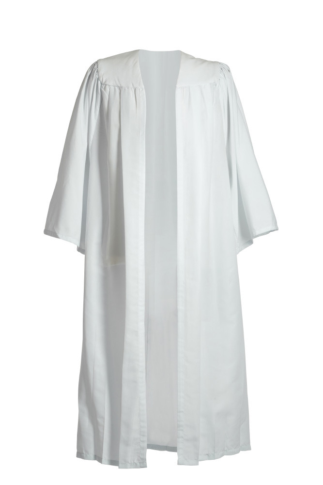 Childrens Choir Gown Age 4 5 6 7-13 Years Nursery White Kids Graduation Costume