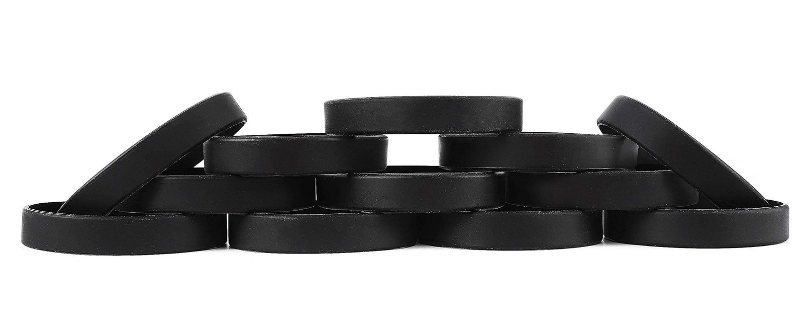 12Pcs Silicone Wristband Bracelet Blank Sports Wristbands Personalized Custom…