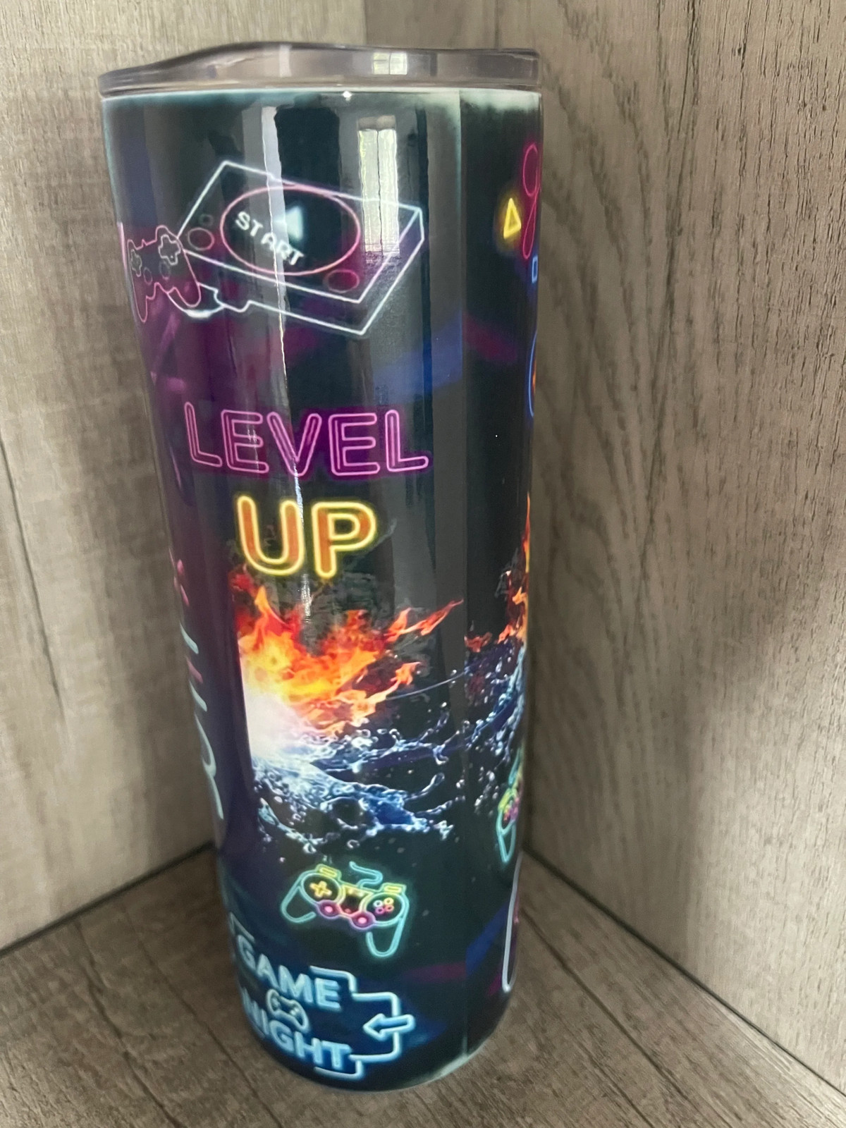 20 oz Graphic Tumbler- Gamer Level Up