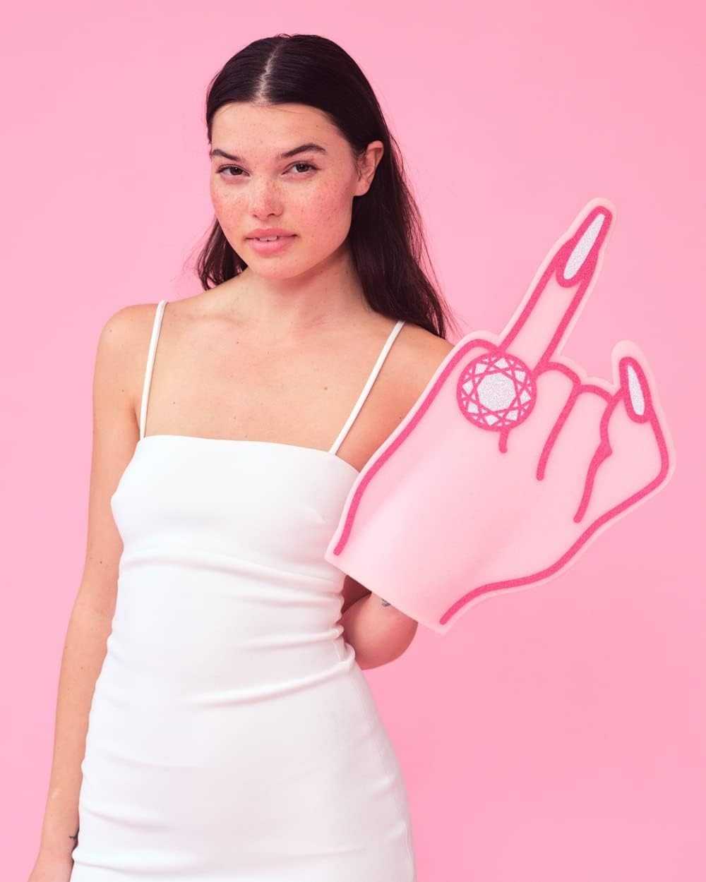 Bachelorette Party Gift Decoration XL Engaged Foam Ring Finger | Bride To Be,…
