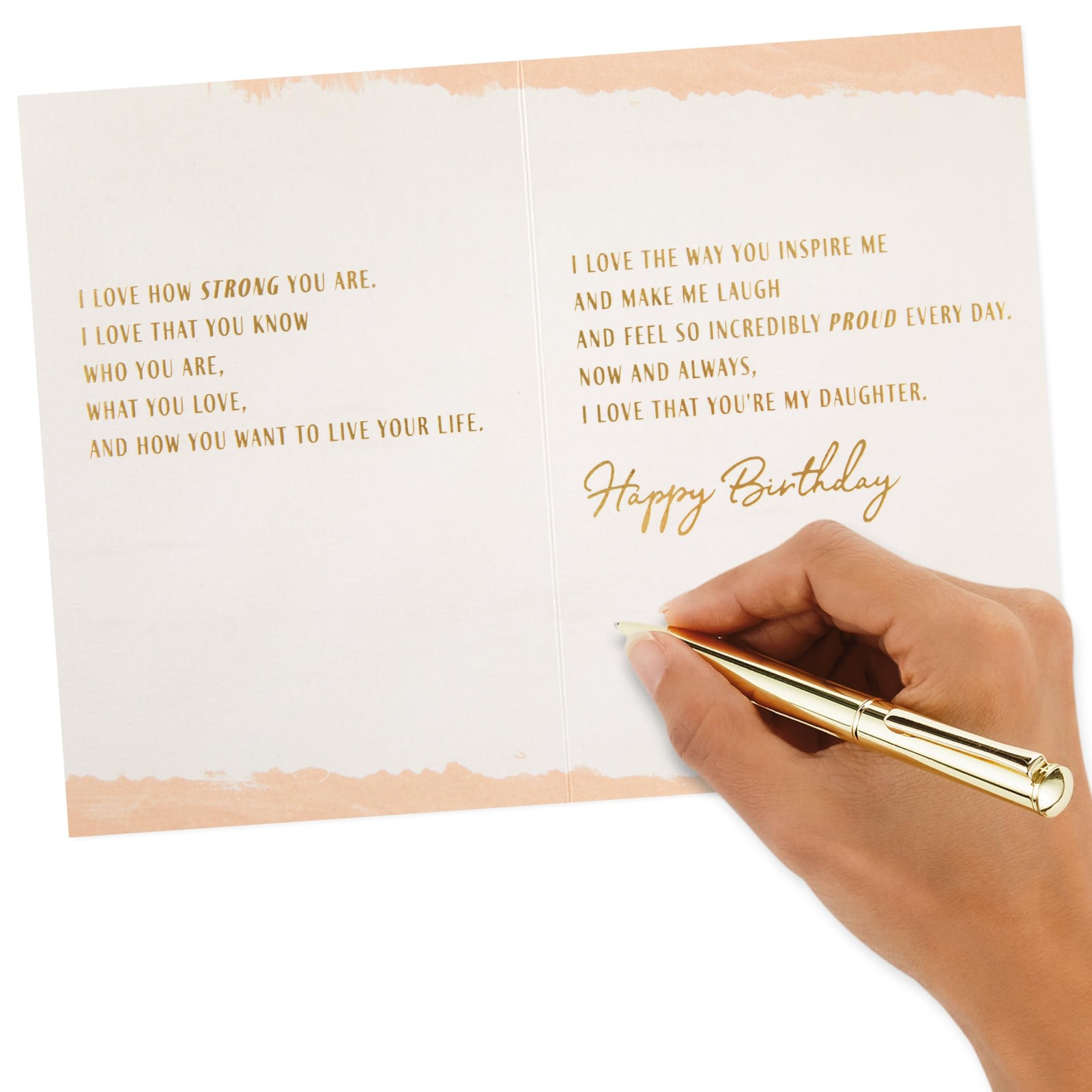 Hallmark Birthday Card for 5×7.2 inches, Love That You’re My Daughter
