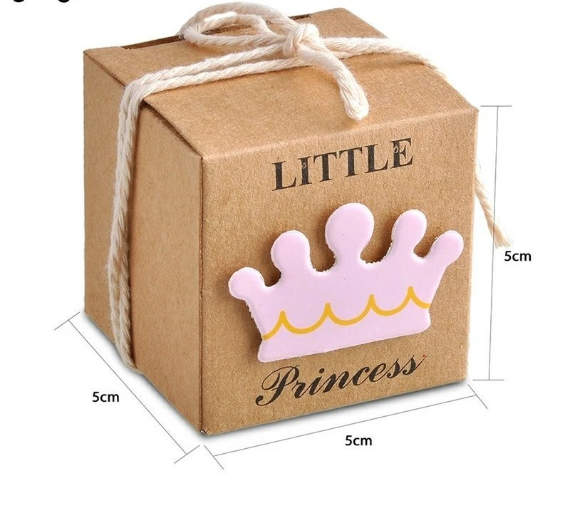 50 Pcs Set, it’s a girl baby shower Candy gift Boxes Party Supply
