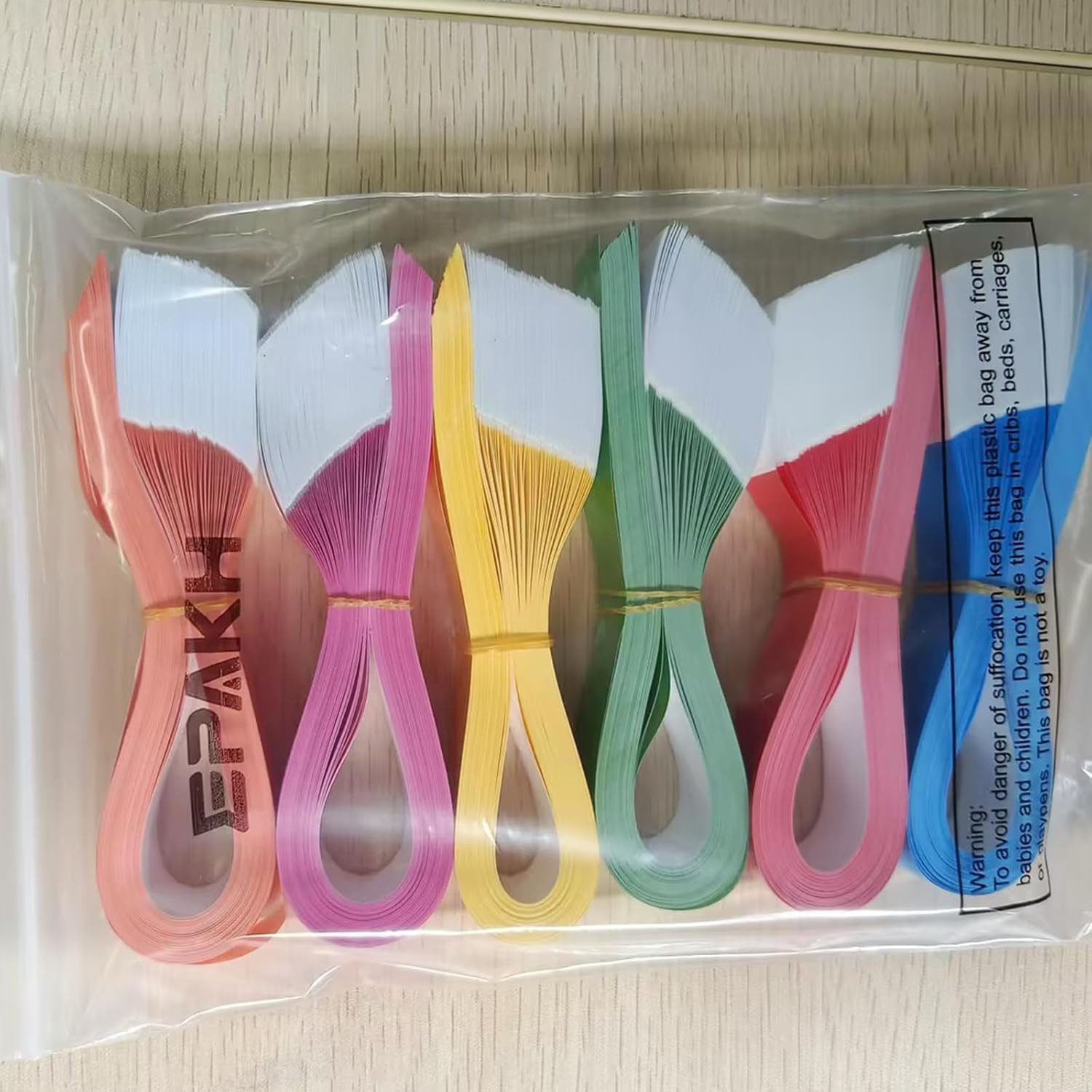 Epakh Paper Wristbands Neon Wrist Bands Waterproof Handbands for Events Lightwei