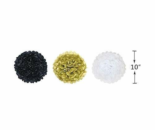 Bipra 85 Pieces Black & Gold Party Decorations – Includes Happy Birthday Banner