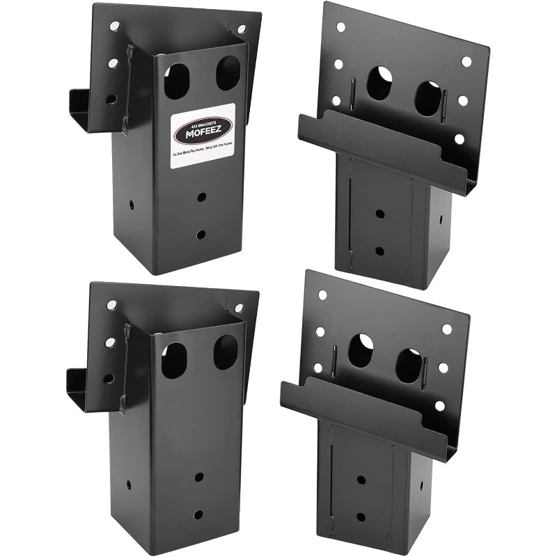Outdoor 4×4 Compound Angle Brackets for Deer Stand Hunting (Set of 4)