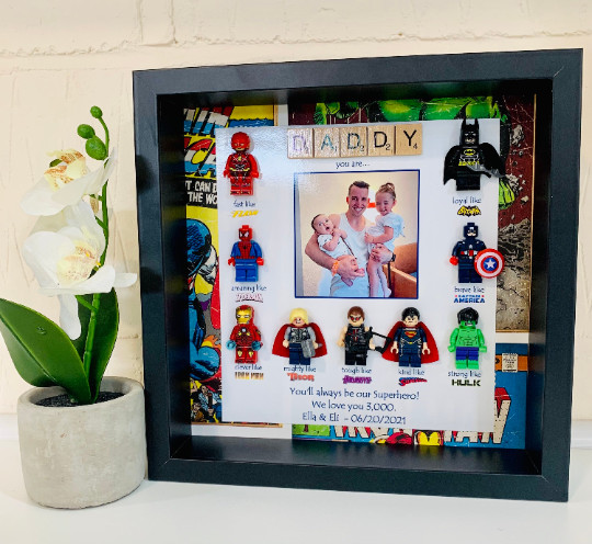 Personalised Gifts for Him | Birthday Gifts | Superhero Gifts | Picture Frames
