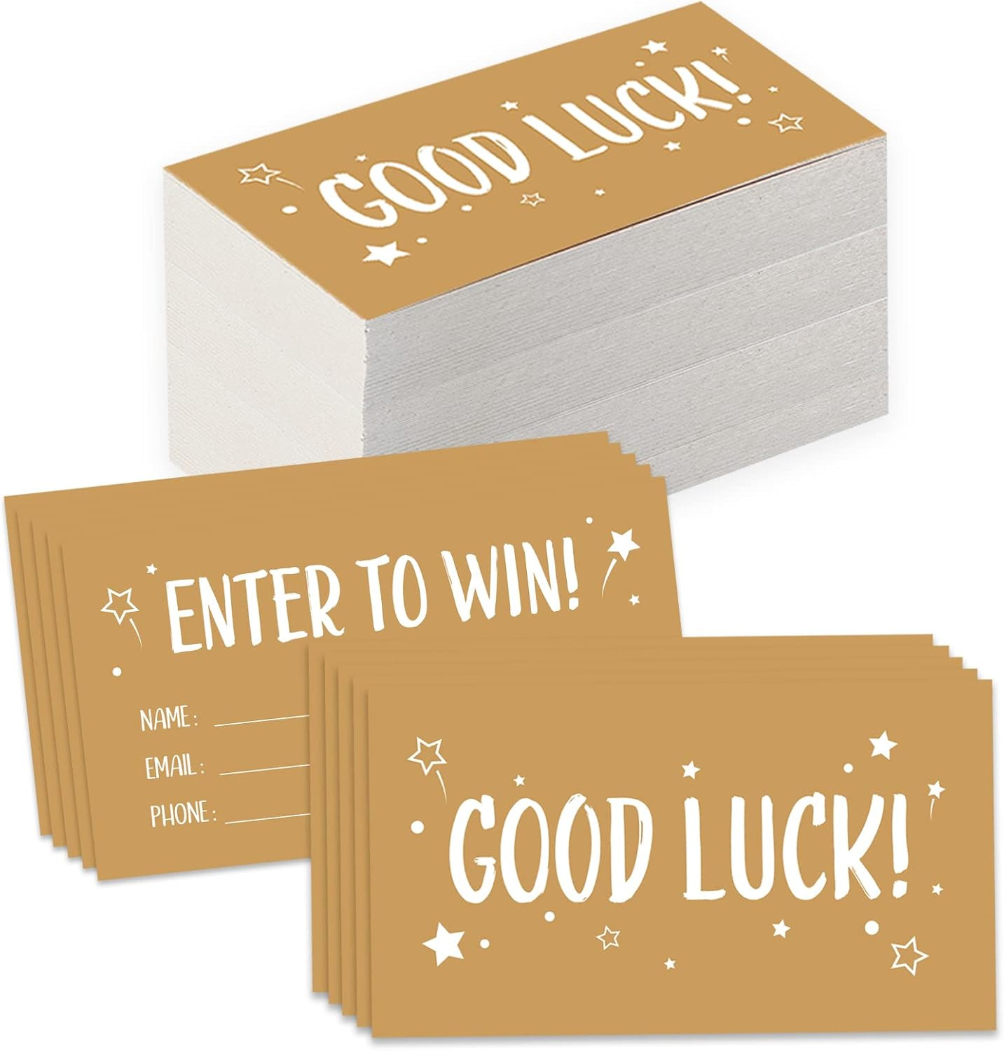 300 Pcs Classic Enter to Win Raffle Tickets Cards 3.5 x 2 Inch Entry Form Tic…