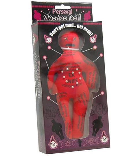 Ex-Wife Voodoo Doll with Pins ~ Adult Gag Joke Toy Gift – Stop being a Bitch! 😈