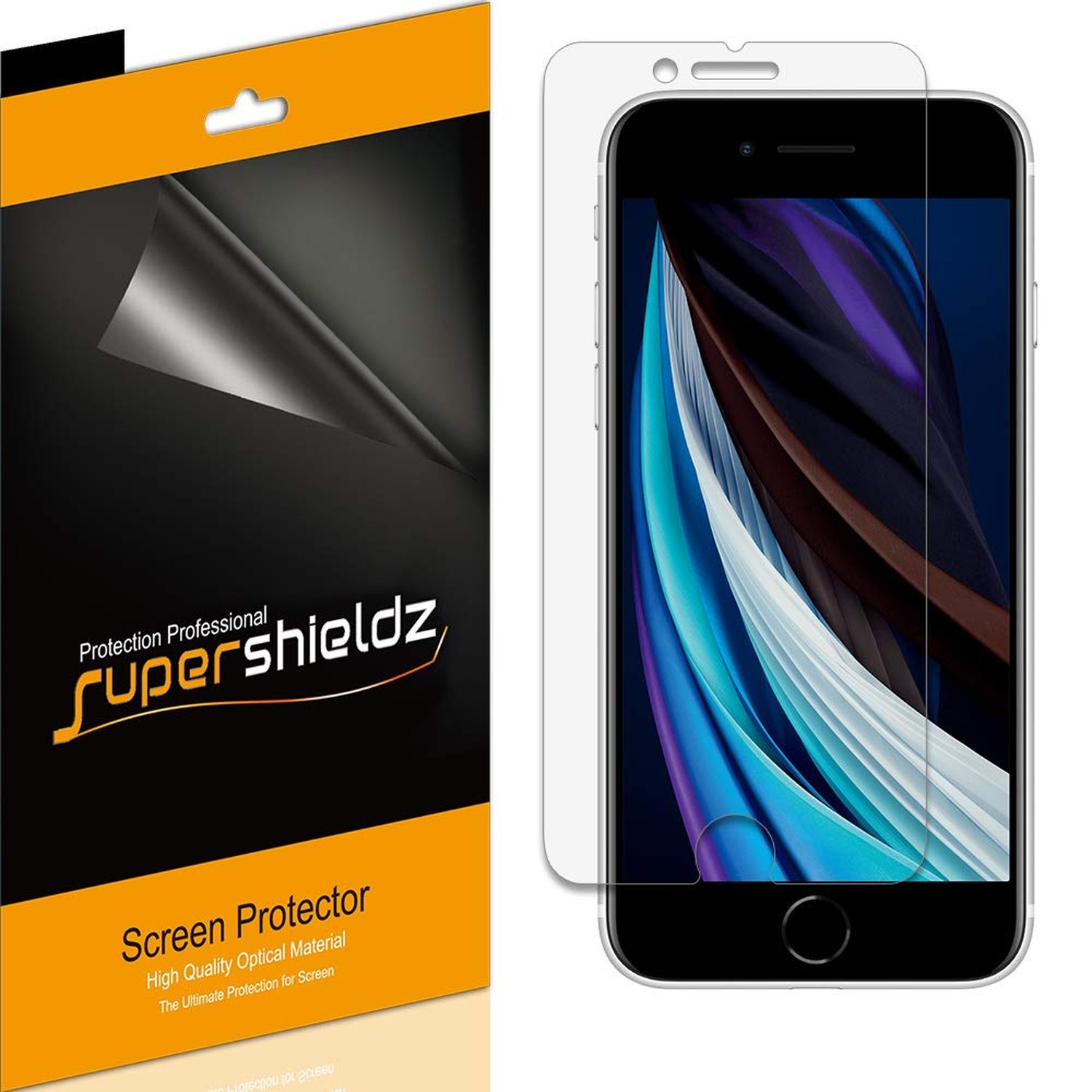 (6 Pack) Supershieldz Designed for iPhone SE (2022, 3rd Gen) / iPhone SE (202…