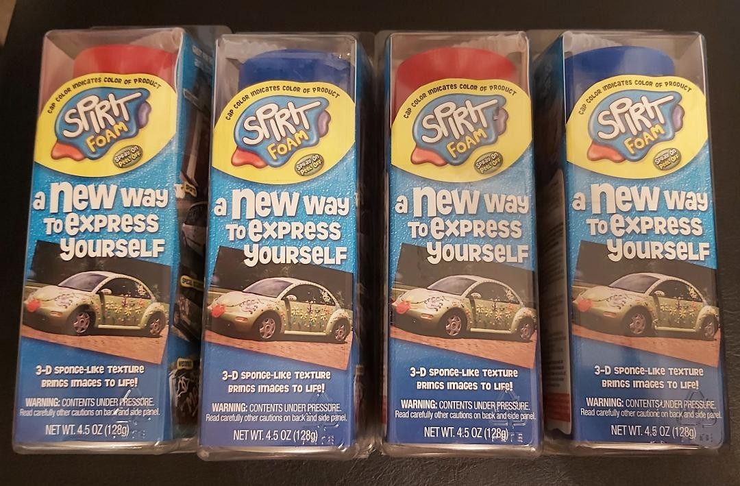 Spirit Foam Spray-on Peel-Off 3D Sponge-Like Texture Foam Brings Images To Life