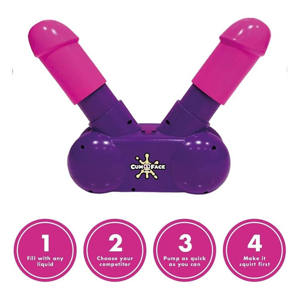 Cum Face Duel Pump Action Penis Game for Adults