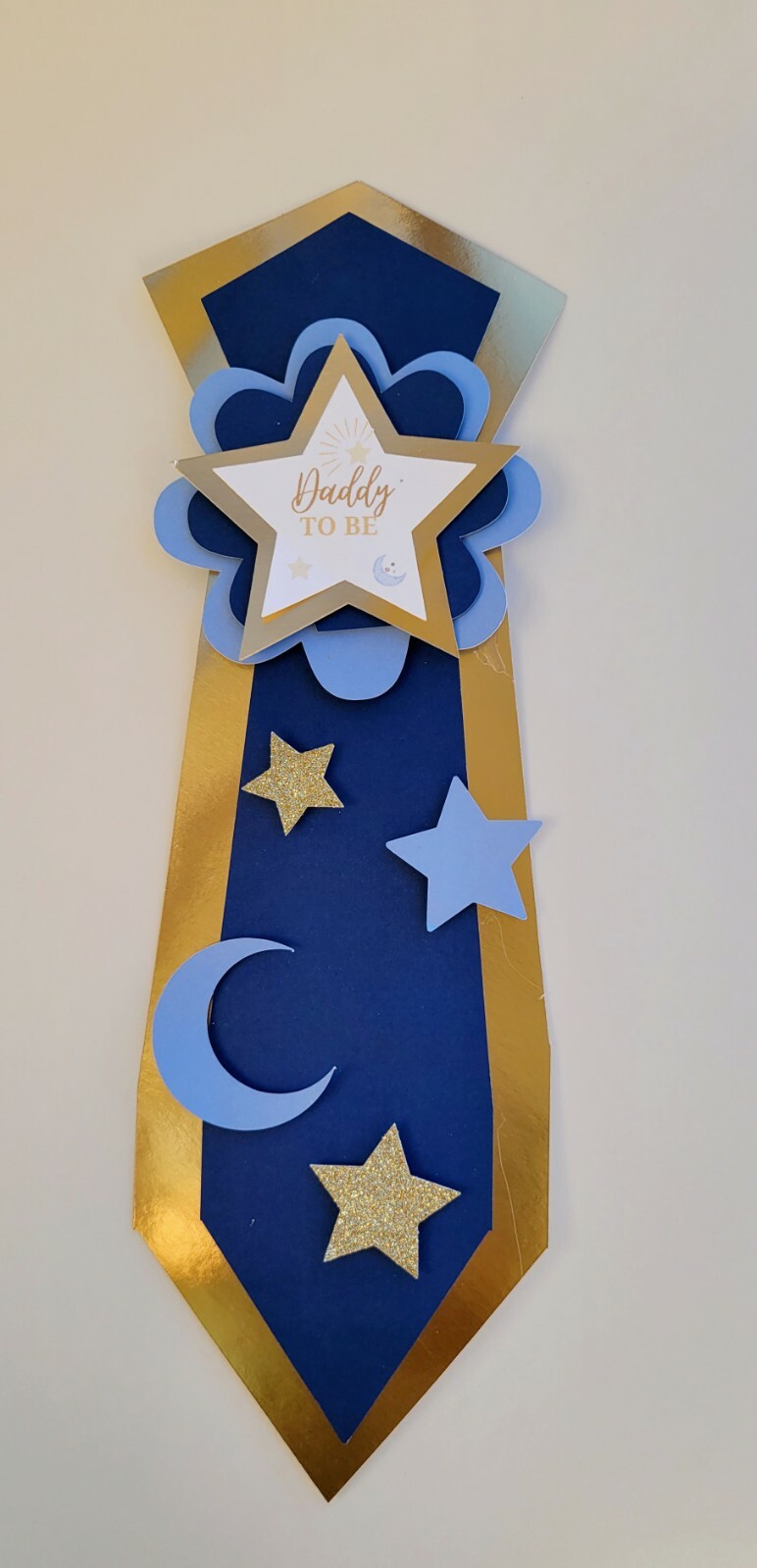 Mommy and daddy to-be baby shower corsage