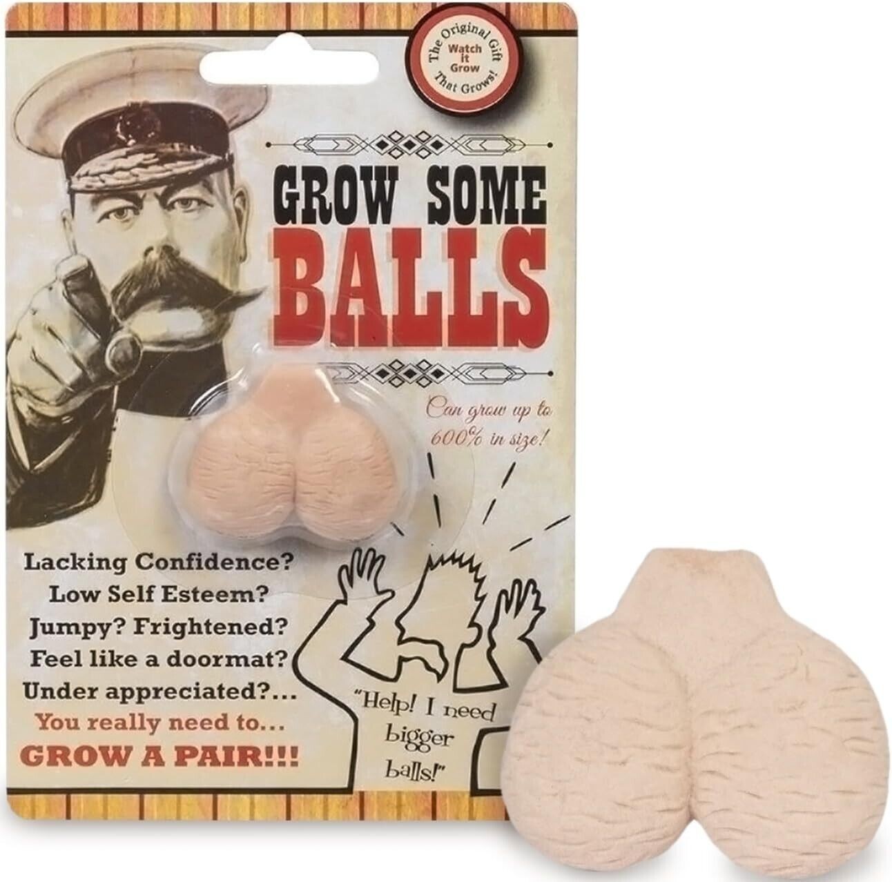 1 Willy Warmer “Heater for your Peter” + 1 Grow A Pair of Balls – GaG COMBO SET