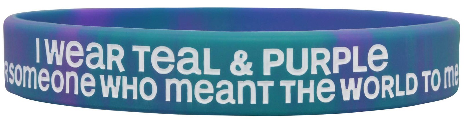 Fight Like a Girl I Wear Teal & Purple for Unisex, & Swirl