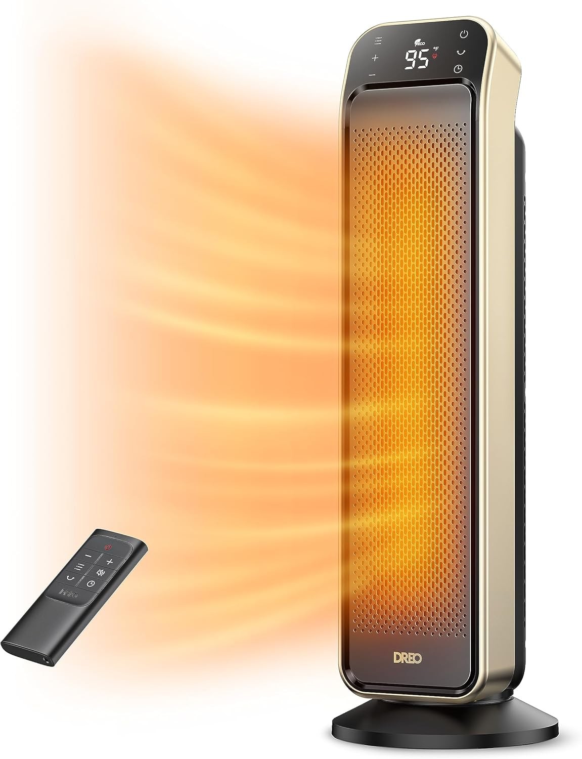 Space Heater Indoor, 25″ 11.5ft/s Fast Portable Room Heater