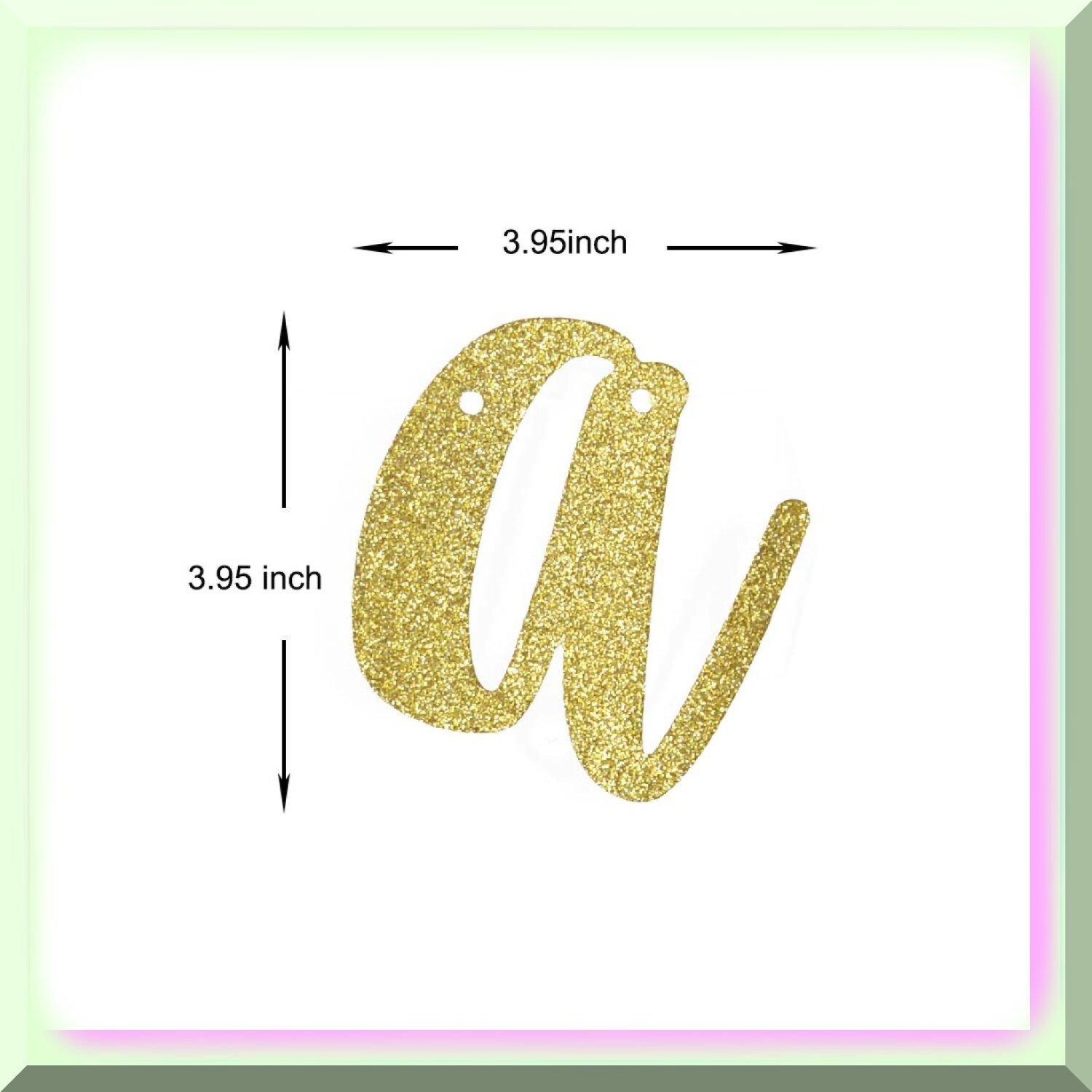 Gold Glitter Celebration Banner with Customizable Panels