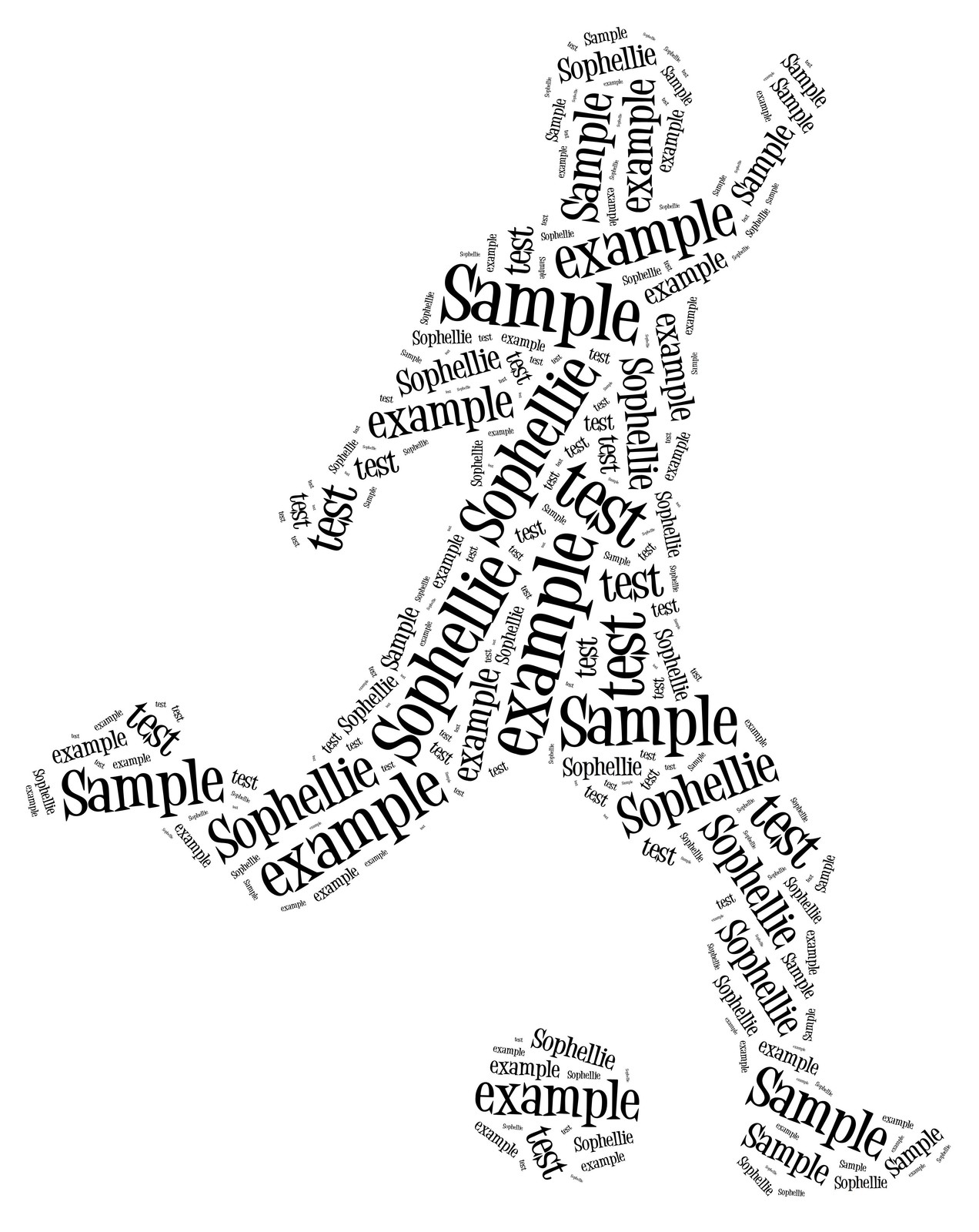 Football Word Art Gift picture